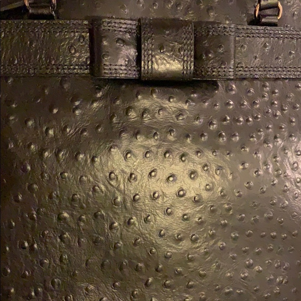 Kate Spade Ostrich-Look Valencia Leather Tote NWT